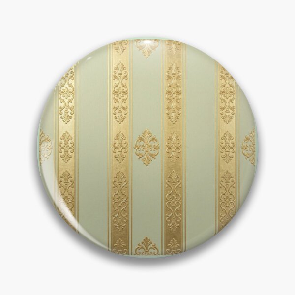 Item preview, Pistachio & Shimmer Gold Striped Baroque designed and sold by DesignsByPrnces.