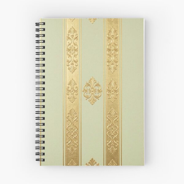 Item preview, Pistachio & Shimmer Gold Striped Baroque designed and sold by DesignsByPrnces.