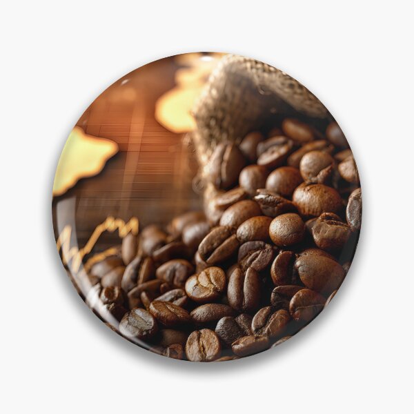 Item preview, Coffee Beans on World Map Background with Graphs designed and sold by Artessie.