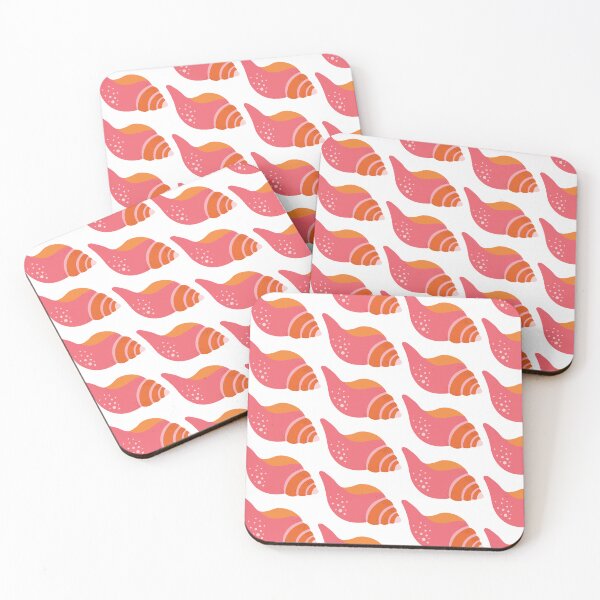 Item preview, Pink and Orange Shell  designed and sold by BetweenForms.