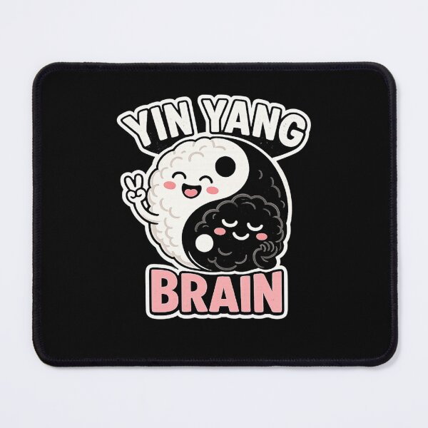 Item preview, Yin Yang Brain Cute ADHD Meme Shirt designed and sold by VibeOffline Studio.