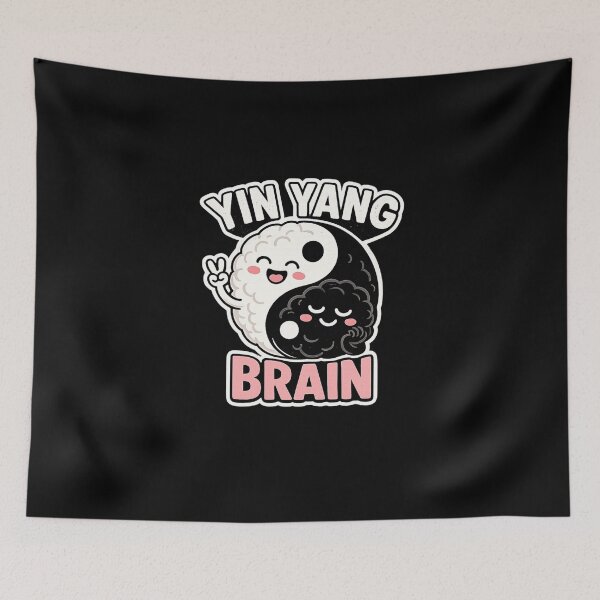 Item preview, Yin Yang Brain Cute ADHD Meme Shirt designed and sold by VibeOffline Studio.