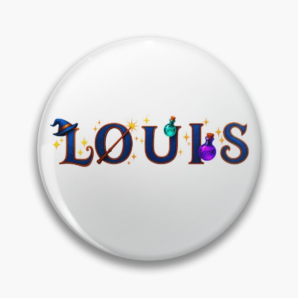 Item preview, SPELLBOUND NAMES COLLECTION  – ✨ LOUIS ✨ – STORYBOOK SPELLCASTER DREAMS designed and sold by WheelieGdArt.