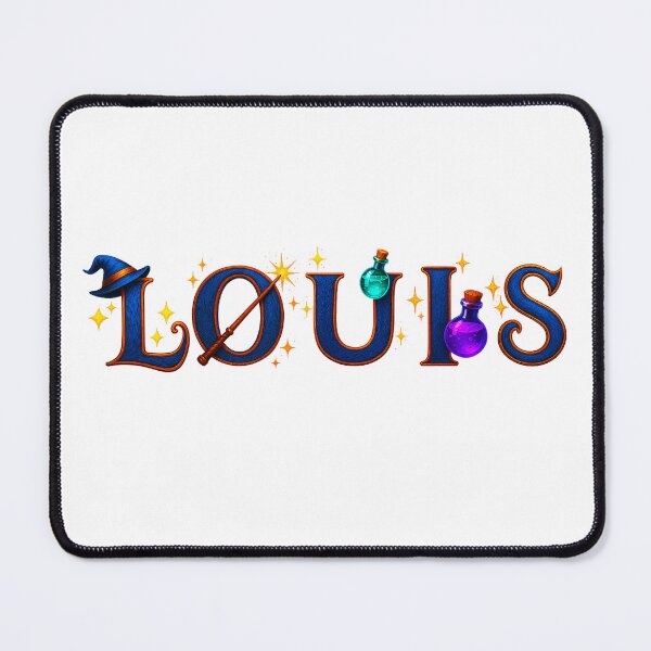 Item preview, SPELLBOUND NAMES COLLECTION – ✨ LOUIS ✨ – STORYBOOK SPELLCASTER DREAMS designed and sold by WheelieGdArt.