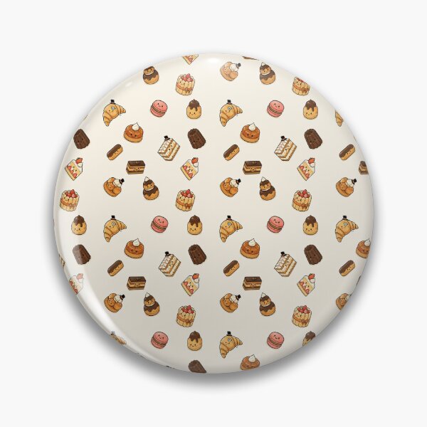 Item preview, The Pastel Patisserie: Hand Drawn Pastry Pattern designed and sold by TheDailyRepeat.