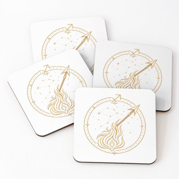 Item preview, Golden astral Sagittarius of the zodiac designed and sold by breveindu.