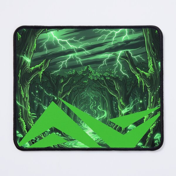 Item preview, Neon Forest Storm – Electric Green Vision designed and sold by DervoTeck2767.