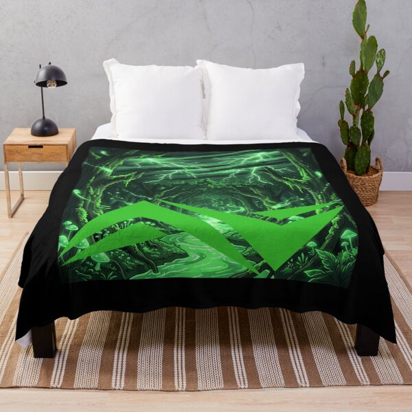 Item preview, Neon Forest Storm – Electric Green Vision designed and sold by DervoTeck2767.