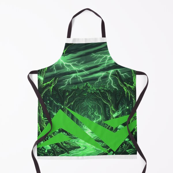 Item preview, Neon Forest Storm – Electric Green Vision designed and sold by DervoTeck2767.