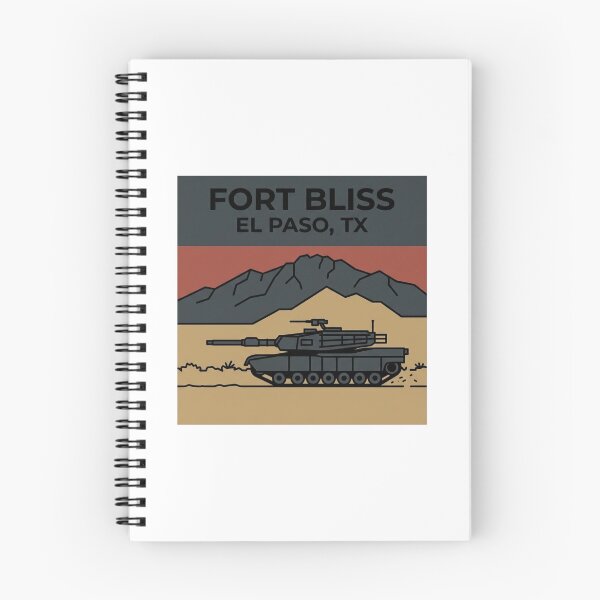 Item preview, Fort Bliss El Paso Desert Tank Minimalist Military Art designed and sold by DuckOddity.