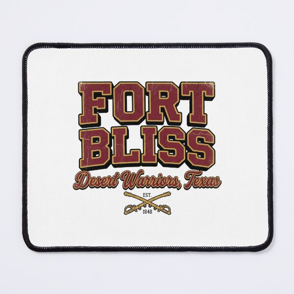 Item preview, Fort Bliss Desert Warriors Vintage Varsity College Crest designed and sold by DuckOddity.