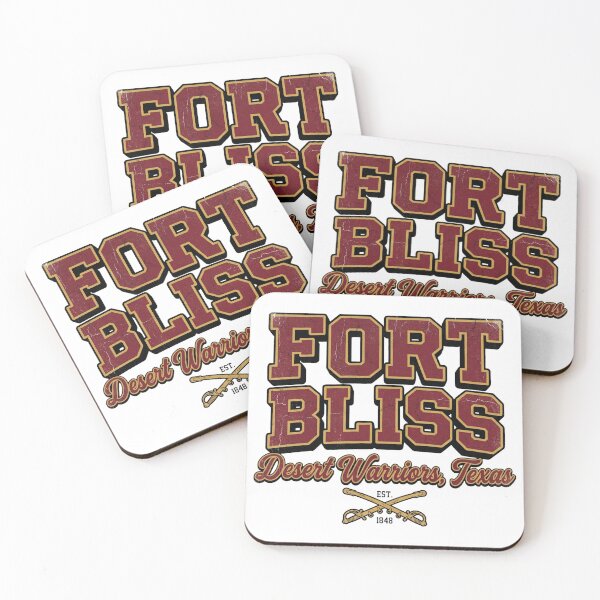 Item preview, Fort Bliss Desert Warriors Vintage Varsity College Crest designed and sold by DuckOddity.