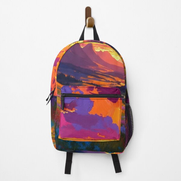 Item preview, Vibrant sunset mountain scene designed and sold by Nexus Space.