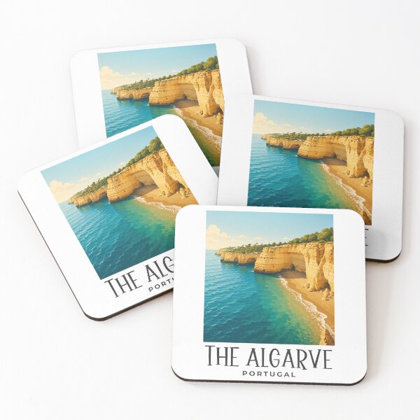 Item preview, A Travel Print of The Algarve - Portugal designed and sold by StudioRedKoala.