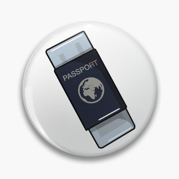 Item preview, Passport Sticker | Postcards from Abroad Collection designed and sold by BellaDesignCo.