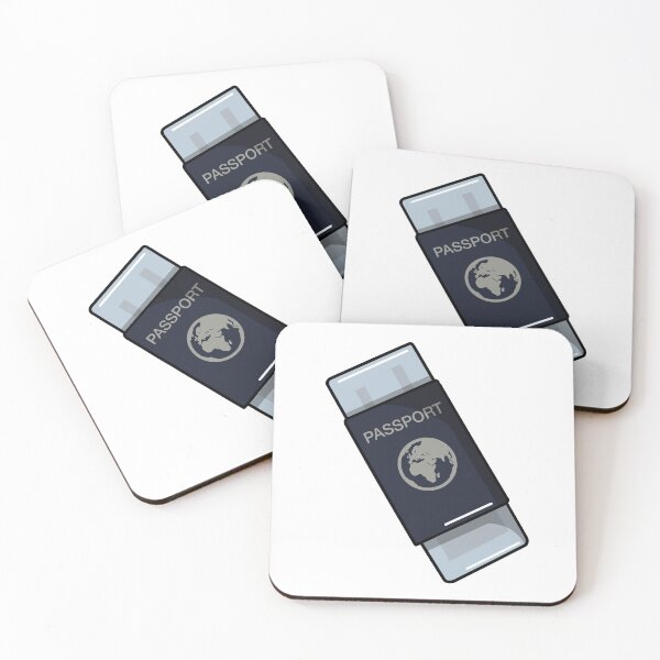 Item preview, Passport Sticker | Postcards from Abroad Collection designed and sold by BellaDesignCo.