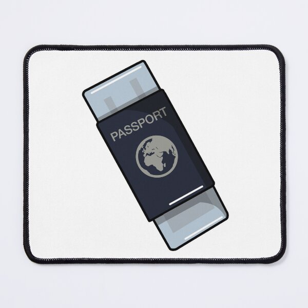 Item preview, Passport Sticker | Postcards from Abroad Collection designed and sold by PinkPeelUK.