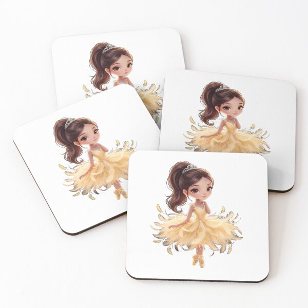 Item preview, Little Yellow Ballerina – Feather Dress Ballet Art designed and sold by MYPASSIONBG.