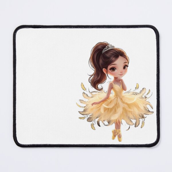 Item preview, Little Yellow Ballerina – Feather Dress Ballet Art designed and sold by MYPASSIONBG.