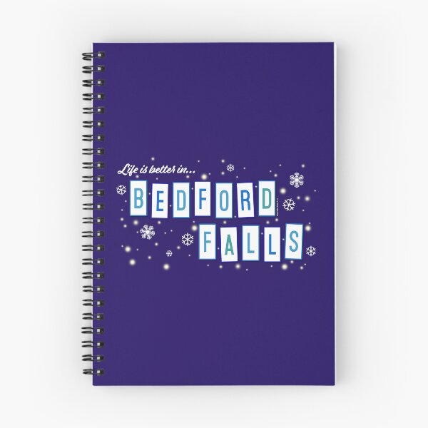 Item preview, Life Is Better In Bedford Falls Blue designed and sold by Normbot2000.