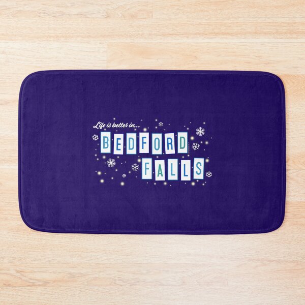 Item preview, Life Is Better In Bedford Falls Blue designed and sold by Normbot2000.