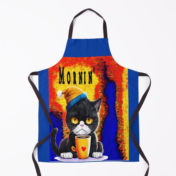 Item preview, Black cat with a cup of coffee  designed and sold by ParadoxParadox.