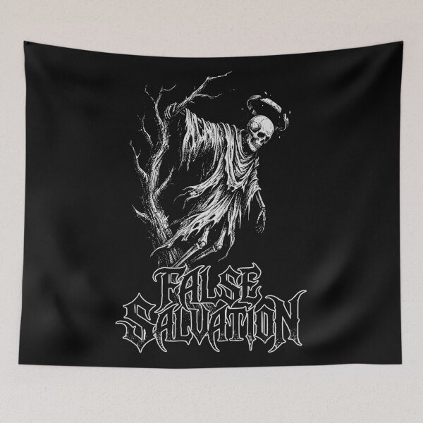 Item preview, False Salvation - Dark Fantasy Grim Reaper Illustration designed and sold by LockjowArt.