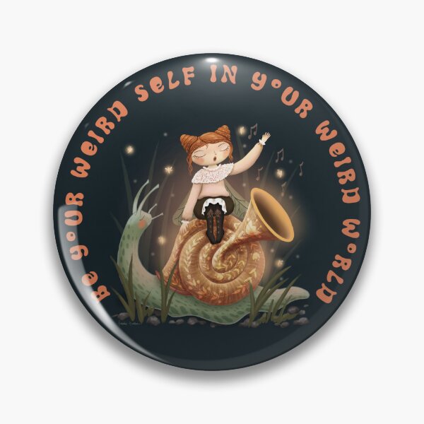 Item preview, Fairy & Snail - Be Your Weird Self in Your Weird World designed and sold by heidiherreraart.