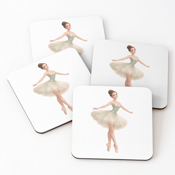 Item preview, Ballerina Illustration – Elegant Wall Art for Kids and Nursery designed and sold by MYPASSIONBG.