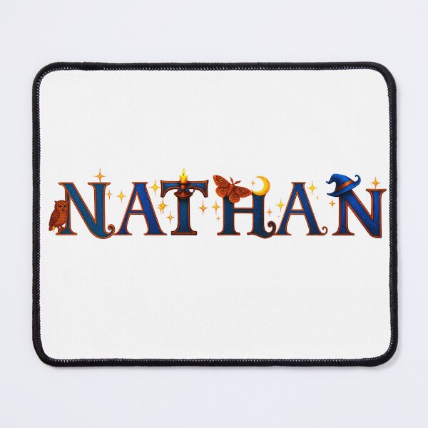Item preview, SPELLBOUND NAMES COLLECTION – ✨ NATHAN ✨ – STORYBOOK SPELLCASTER DREAMS designed and sold by WheelieGdArt.