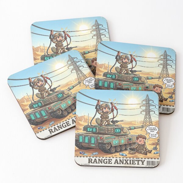Item preview, EV Tank Range Anxiety - Funny Electric Vehicle Sticker designed and sold by SNC3421.