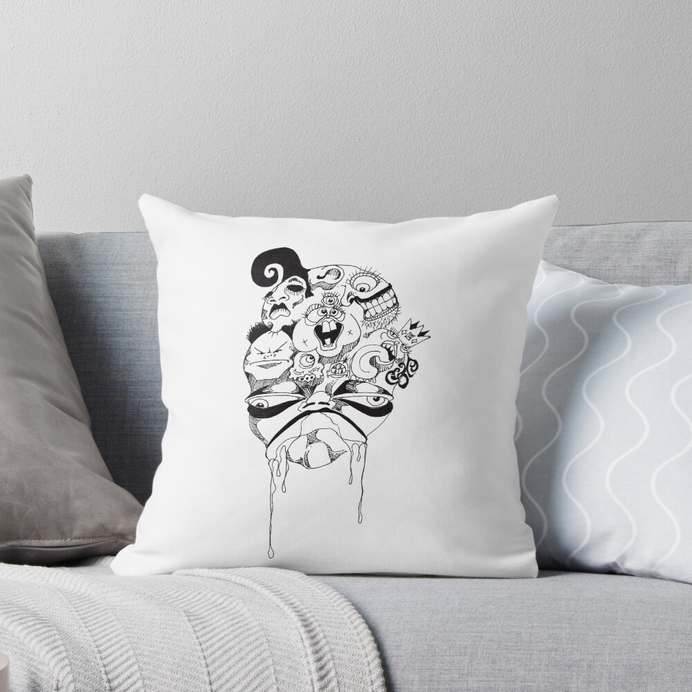Item preview, Throw Pillow designed and sold by FreakworksLab.