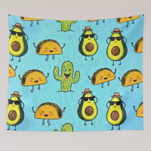 Item preview, Taco Mexico Animal Illustrations Playfulness Charm Imaginative Art designed and sold by ART ATTACK ZONE.
