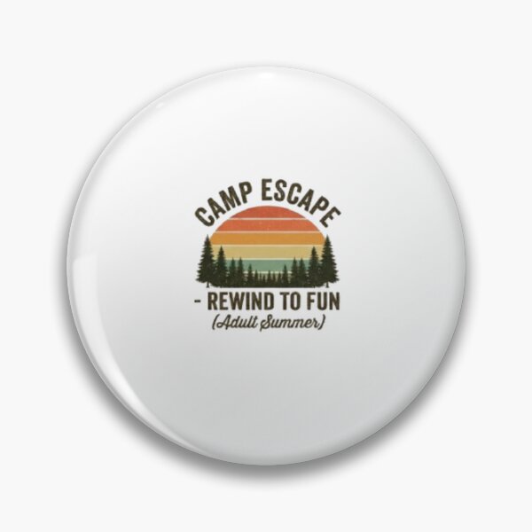 Item preview, Camp Escape Round Top PA – Retro Sunset Adventure Camp Design | Outdoor Pine Forest Graphic designed and sold by LAForrest.