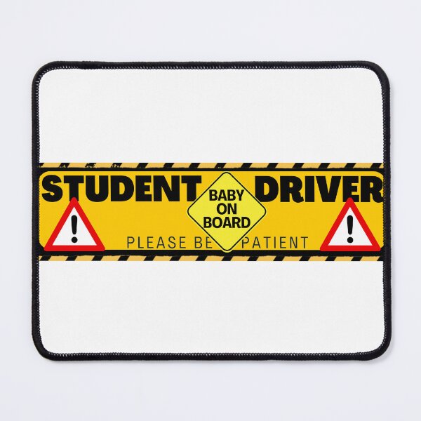 Item preview, Student baby driver on board caution horizontal designed and sold by GoodDill.