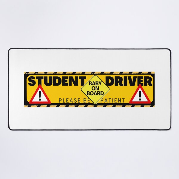 Item preview, Student baby driver on board caution horizontal designed and sold by GoodDill.
