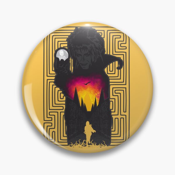 Item preview, The Goblin King's Labyrinth - Retro Dark Fantasy Silhouette designed and sold by MrGlayga.