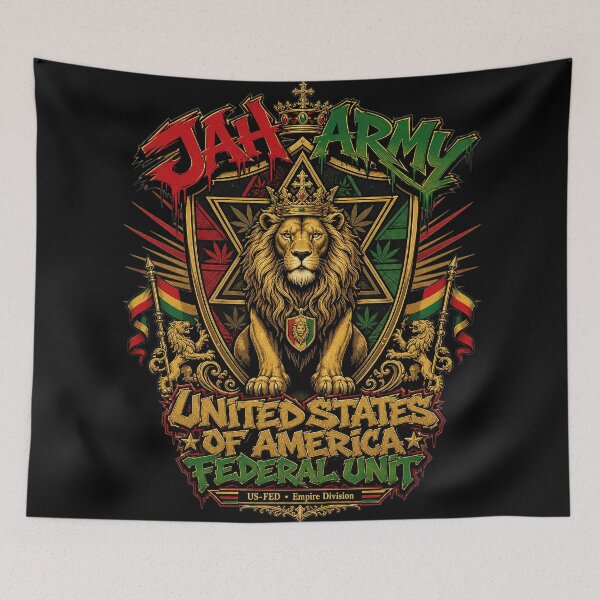 Item preview, JAH ARMY: UNITED STATES Of AMERICA FEDERAL UNIT designed and sold by SavvyEarth.