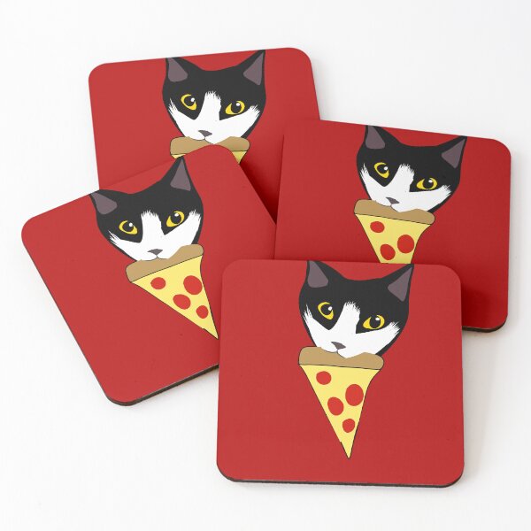 Item preview, Pizza Cat Tux designed and sold by ComradeScar.