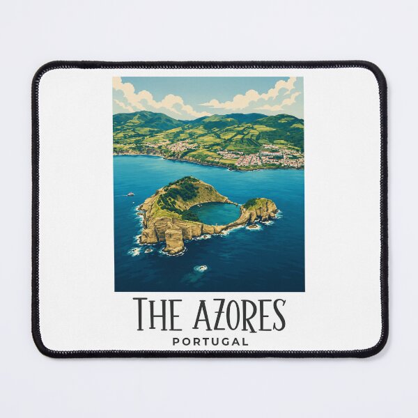 Item preview, A Travel Print of The Azores - Portugal designed and sold by StudioRedKoala.