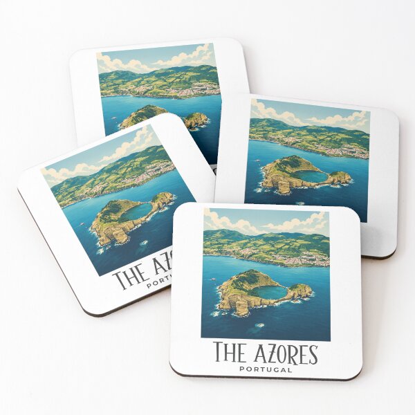 Item preview, A Travel Print of The Azores - Portugal designed and sold by StudioRedKoala.