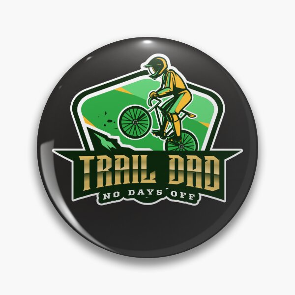 Item preview, Trail Dad, No Days Off - MTB Dad designed and sold by GreyTee.