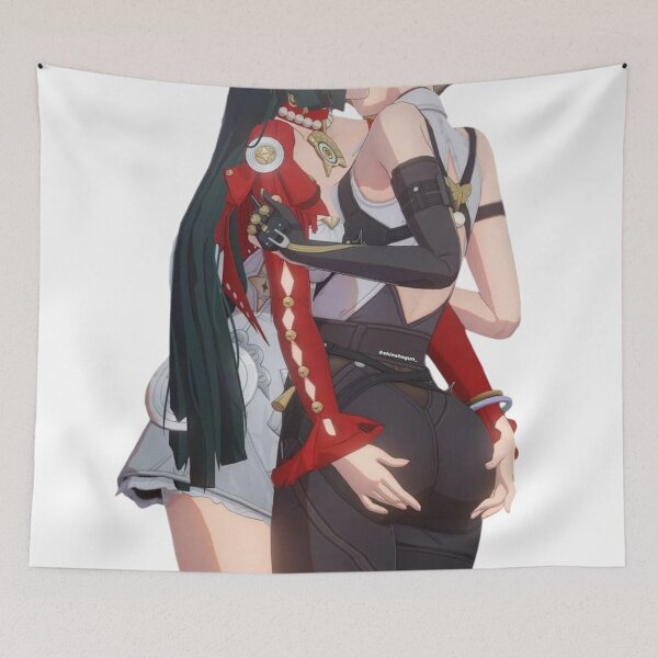 Item preview, Astra Yao And Evelyn Kissing Zenless Zone Zero designed and sold by KomiArts.