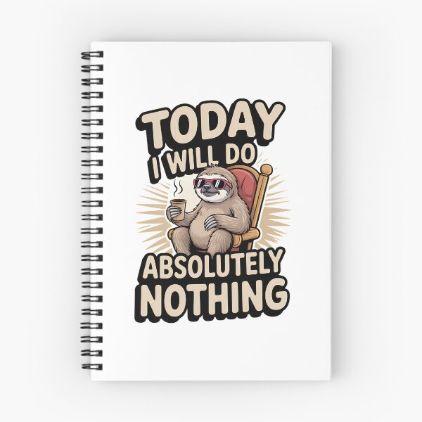 Item preview, Today I Will Do Absolutely Nothing designed and sold by Missynoofnoof.