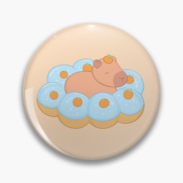 Item preview, Capybara Mochi Donut designed and sold by Meg's Sketchbook.