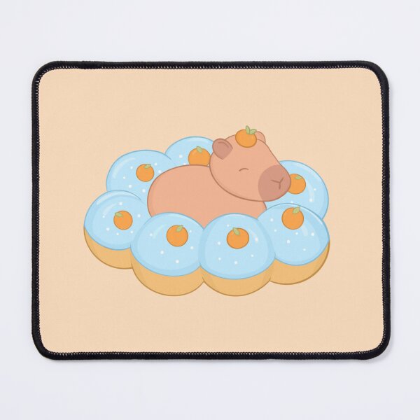 Item preview, Capybara Mochi Donut designed and sold by Meg's Sketchbook.