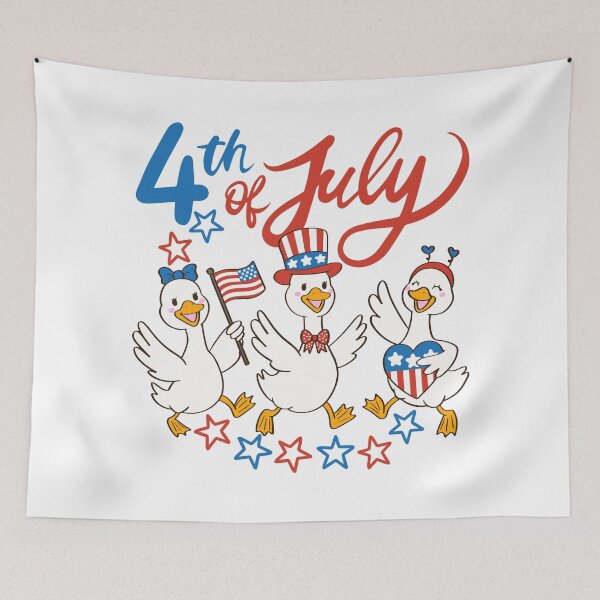 Item preview, 4th of July Patriotic Geese USA Independence Day designed and sold by HYPNK.