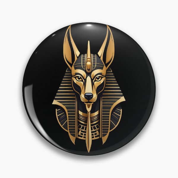 Item preview, Regal Golden Anubis Geometric Portrait designed and sold by Ahmed-G-Designs.