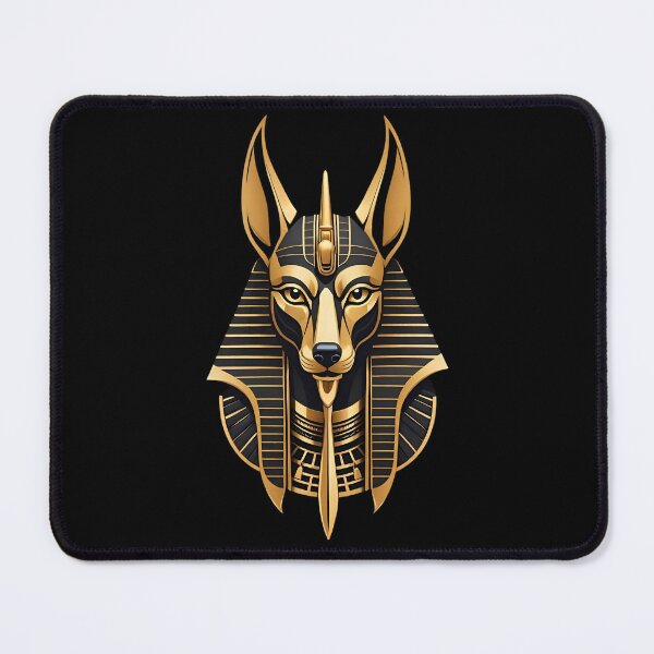 Item preview, Regal Golden Anubis Geometric Portrait designed and sold by Ahmed-G-Designs.