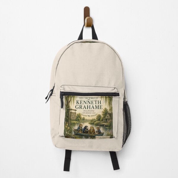 Item preview, Into the World of Kenneth Grahame Wind in the Willows Inspired Literary Art Print with Reading List designed and sold by Novel Works Studio.